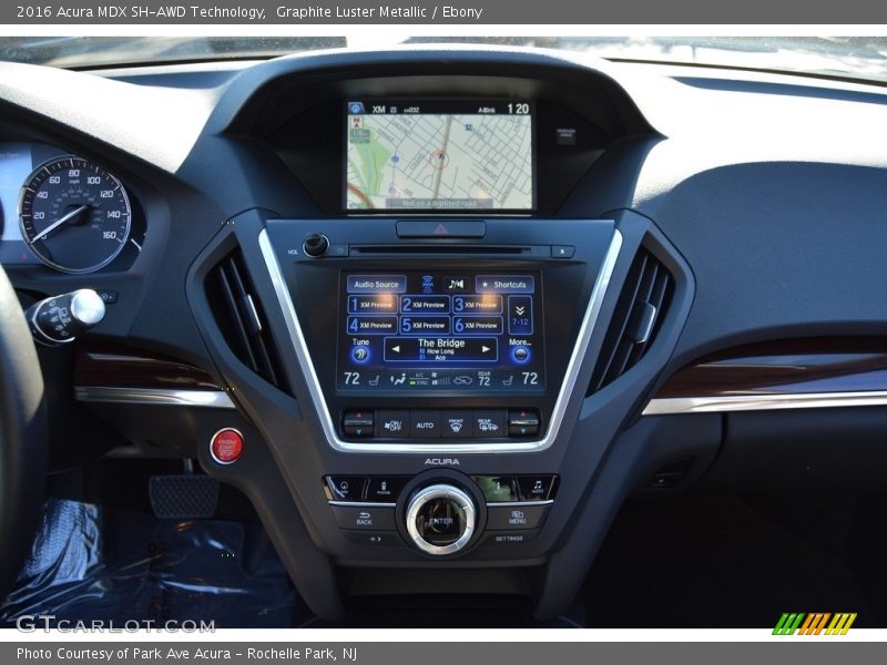 Graphite Luster Metallic / Ebony 2016 Acura MDX SH-AWD Technology