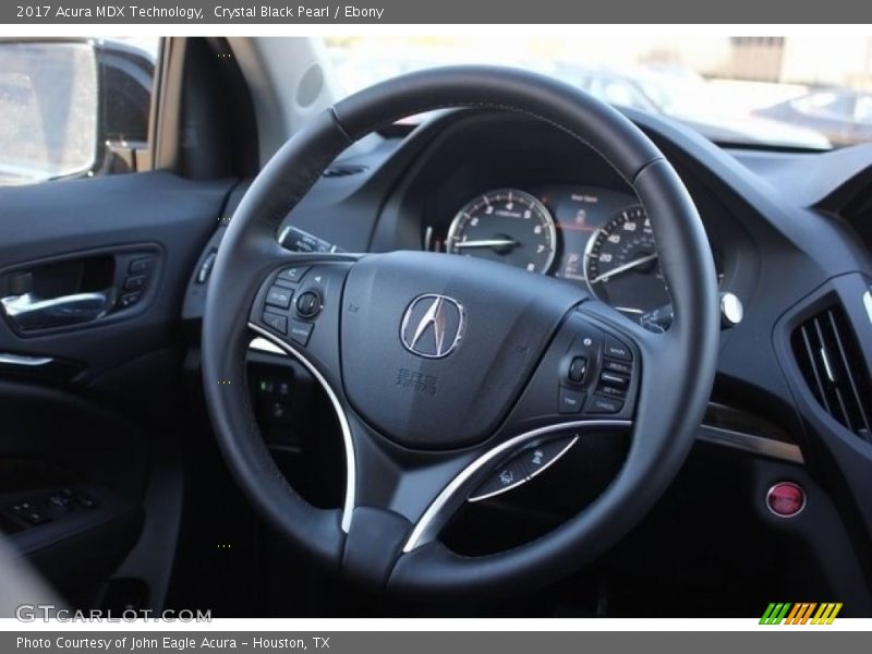 Crystal Black Pearl / Ebony 2017 Acura MDX Technology
