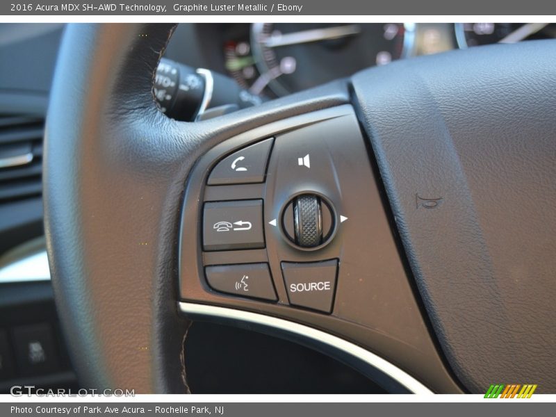 Graphite Luster Metallic / Ebony 2016 Acura MDX SH-AWD Technology