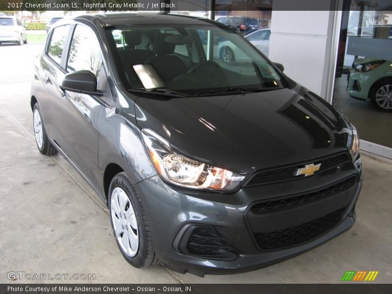 Nightfall Gray Metallic / Jet Black 2017 Chevrolet Spark LS