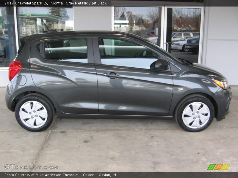 Nightfall Gray Metallic / Jet Black 2017 Chevrolet Spark LS