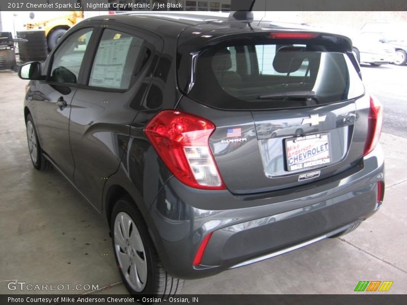 Nightfall Gray Metallic / Jet Black 2017 Chevrolet Spark LS