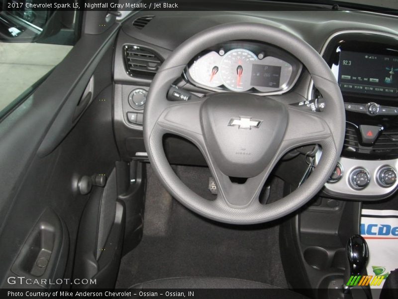 Nightfall Gray Metallic / Jet Black 2017 Chevrolet Spark LS