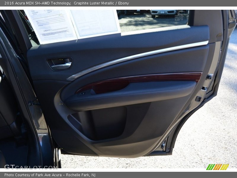 Graphite Luster Metallic / Ebony 2016 Acura MDX SH-AWD Technology