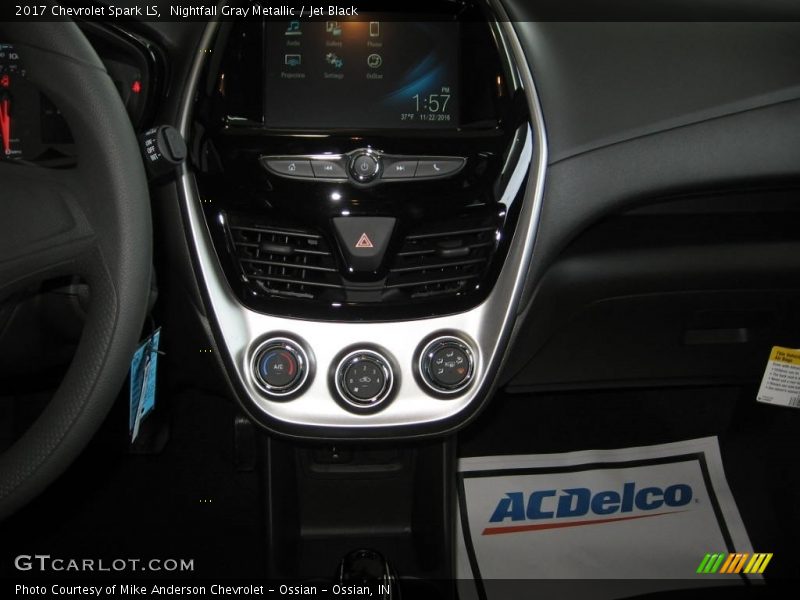 Nightfall Gray Metallic / Jet Black 2017 Chevrolet Spark LS