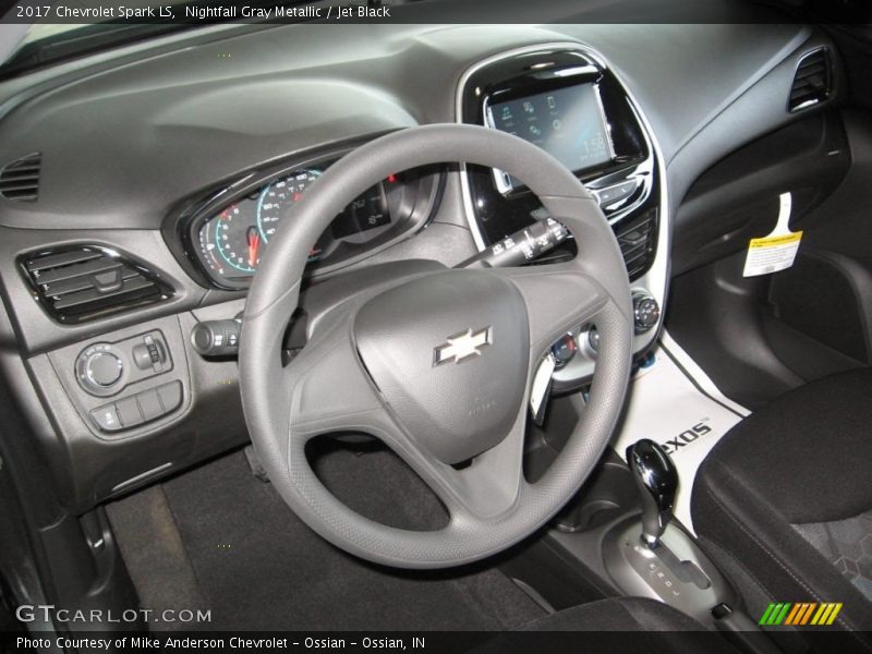 Nightfall Gray Metallic / Jet Black 2017 Chevrolet Spark LS