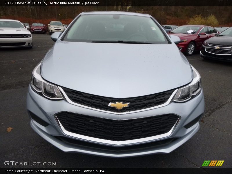 Arctic Blue Metallic / Jet Black 2017 Chevrolet Cruze LS