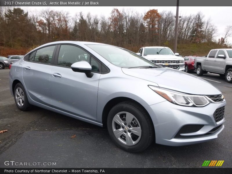 Arctic Blue Metallic / Jet Black 2017 Chevrolet Cruze LS