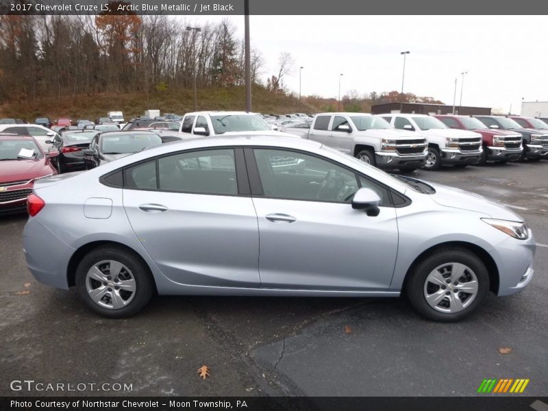 Arctic Blue Metallic / Jet Black 2017 Chevrolet Cruze LS