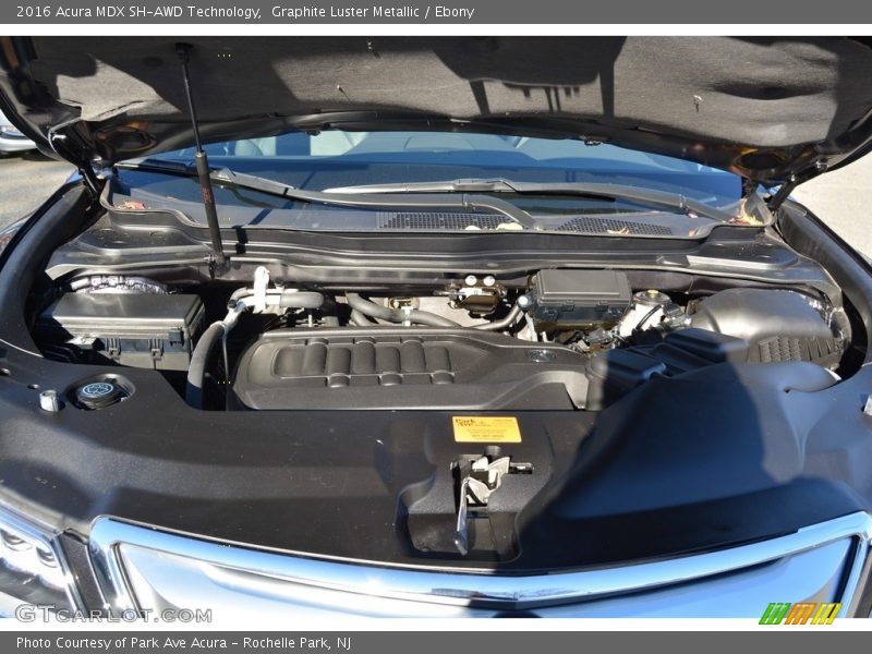 Graphite Luster Metallic / Ebony 2016 Acura MDX SH-AWD Technology