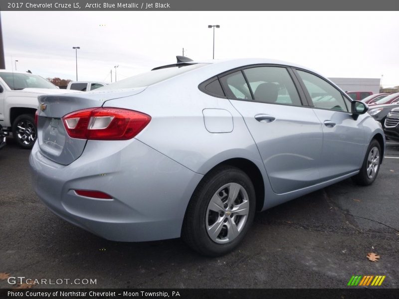 Arctic Blue Metallic / Jet Black 2017 Chevrolet Cruze LS