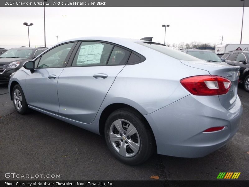 Arctic Blue Metallic / Jet Black 2017 Chevrolet Cruze LS