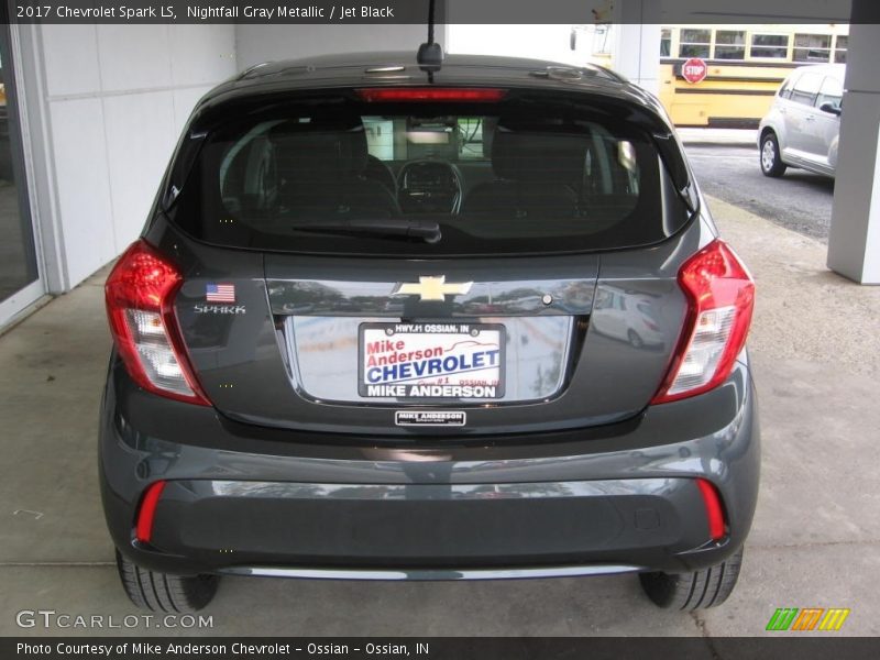 Nightfall Gray Metallic / Jet Black 2017 Chevrolet Spark LS