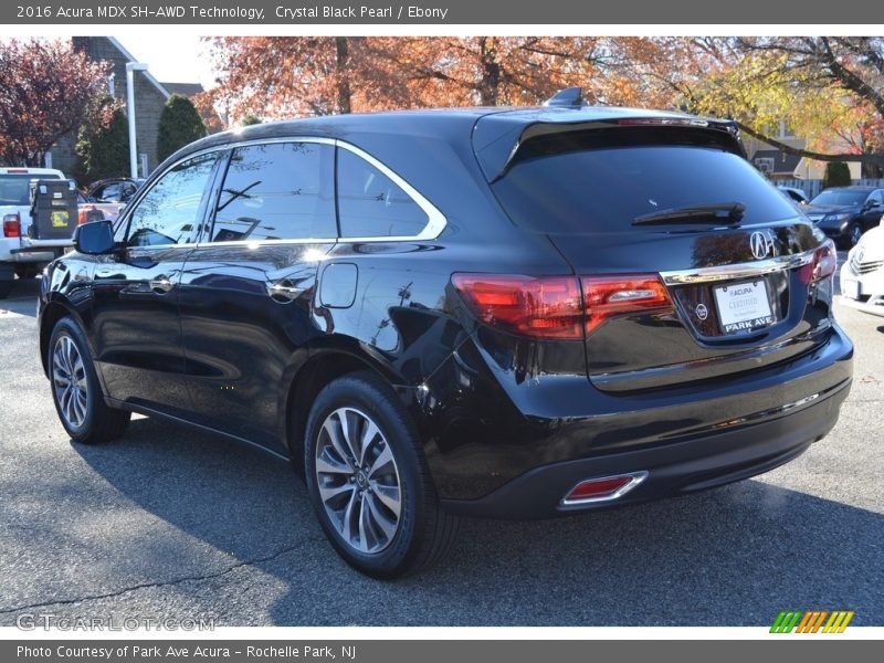 Crystal Black Pearl / Ebony 2016 Acura MDX SH-AWD Technology