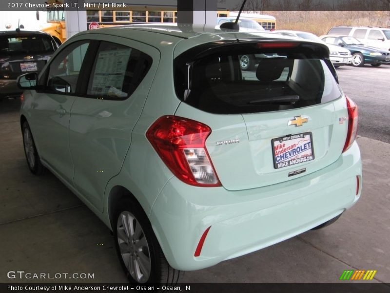 Mint / Jet Black 2017 Chevrolet Spark LT
