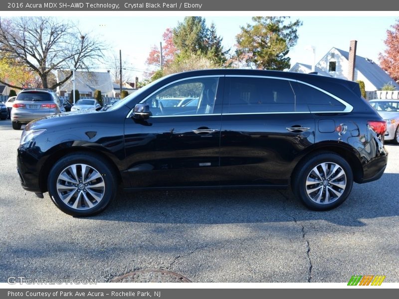 Crystal Black Pearl / Ebony 2016 Acura MDX SH-AWD Technology
