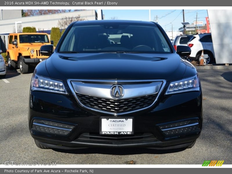 Crystal Black Pearl / Ebony 2016 Acura MDX SH-AWD Technology