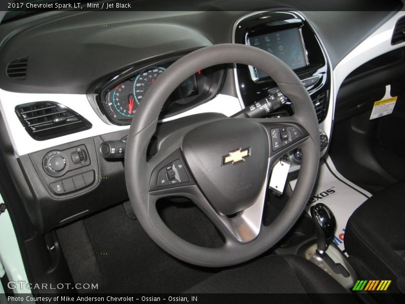 Mint / Jet Black 2017 Chevrolet Spark LT