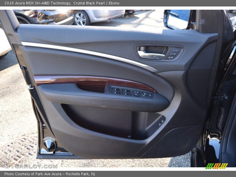 Crystal Black Pearl / Ebony 2016 Acura MDX SH-AWD Technology