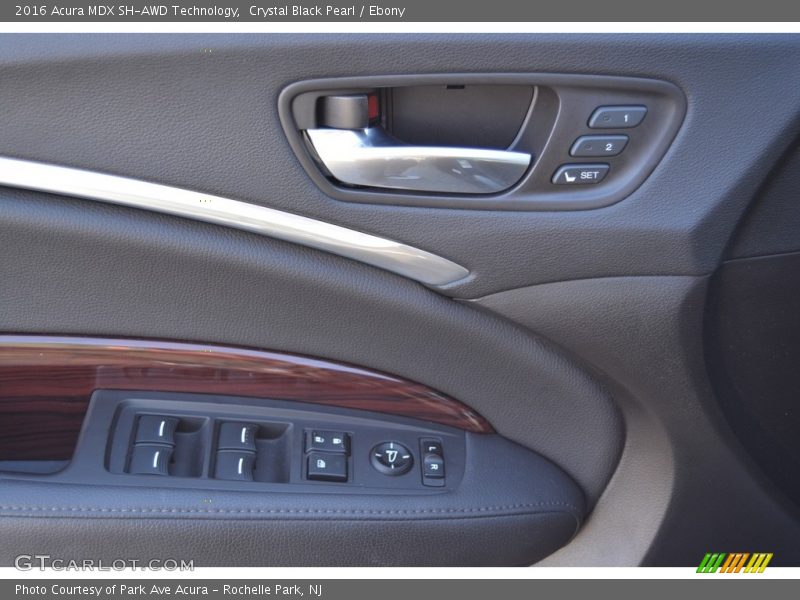 Crystal Black Pearl / Ebony 2016 Acura MDX SH-AWD Technology