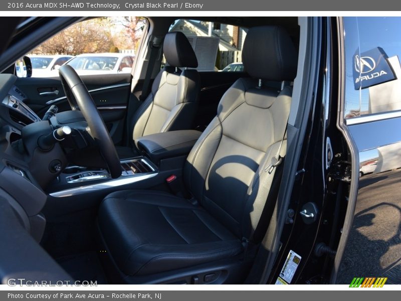 Crystal Black Pearl / Ebony 2016 Acura MDX SH-AWD Technology