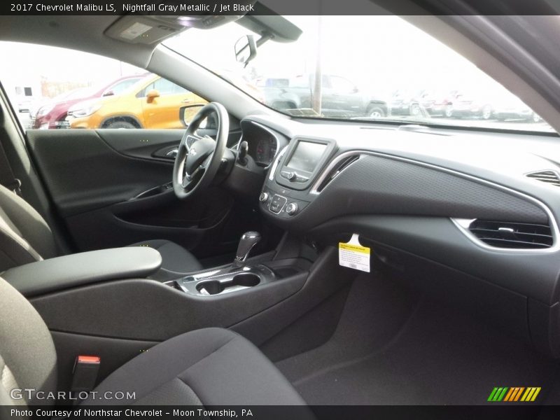 Nightfall Gray Metallic / Jet Black 2017 Chevrolet Malibu LS