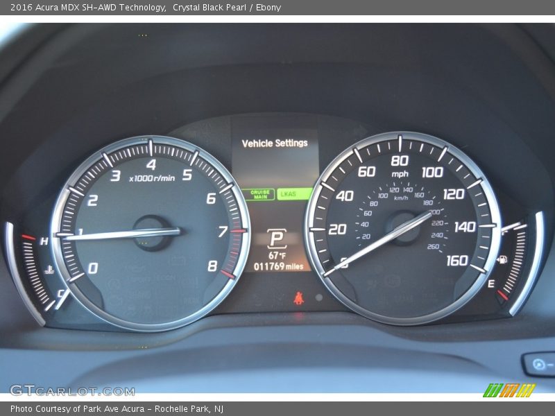 Crystal Black Pearl / Ebony 2016 Acura MDX SH-AWD Technology