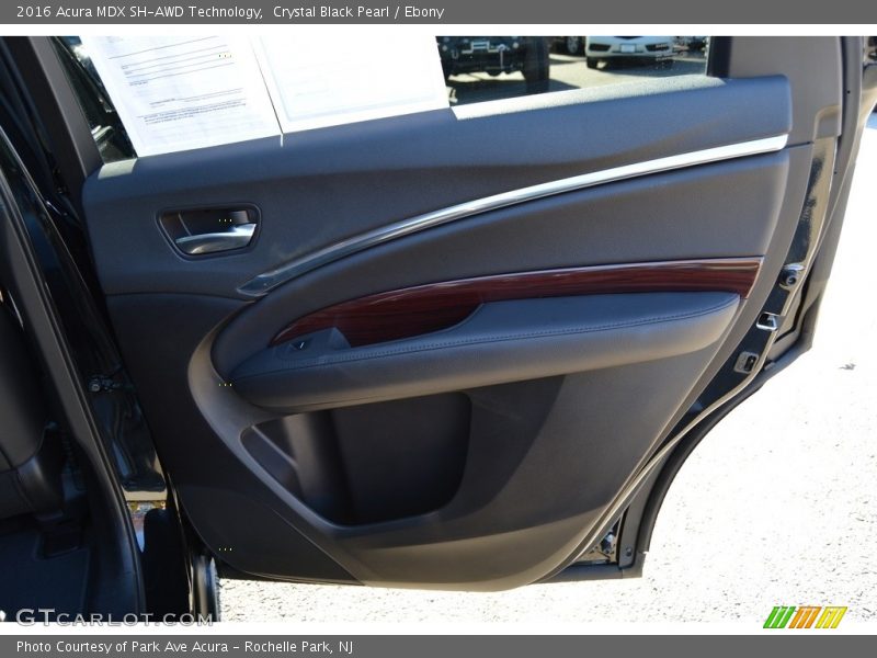 Crystal Black Pearl / Ebony 2016 Acura MDX SH-AWD Technology