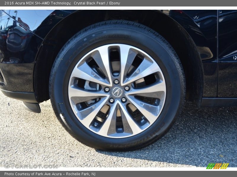 Crystal Black Pearl / Ebony 2016 Acura MDX SH-AWD Technology