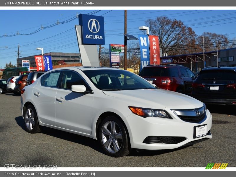 Bellanova White Pearl / Ebony 2014 Acura ILX 2.0L
