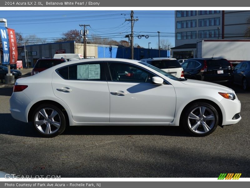 Bellanova White Pearl / Ebony 2014 Acura ILX 2.0L