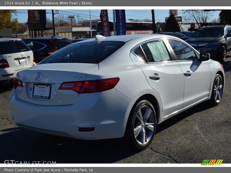 Bellanova White Pearl / Ebony 2014 Acura ILX 2.0L