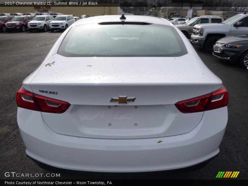 Summit White / Jet Black 2017 Chevrolet Malibu LS