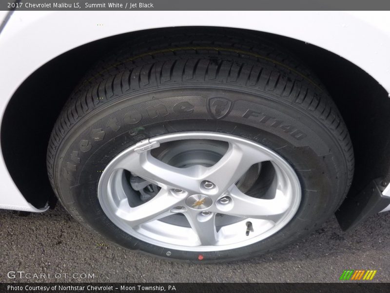 Summit White / Jet Black 2017 Chevrolet Malibu LS