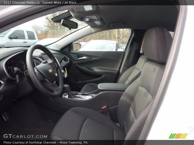 Summit White / Jet Black 2017 Chevrolet Malibu LS