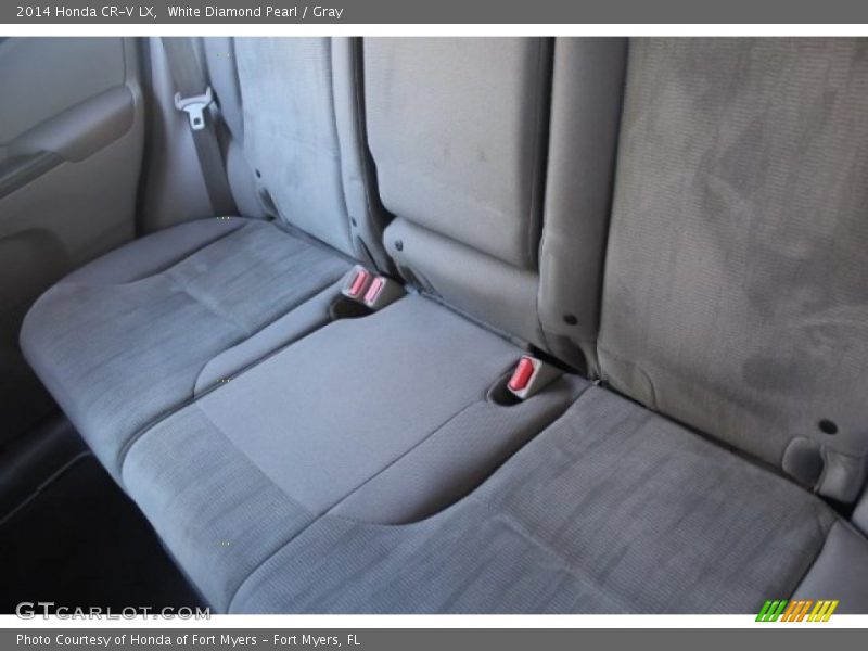 White Diamond Pearl / Gray 2014 Honda CR-V LX