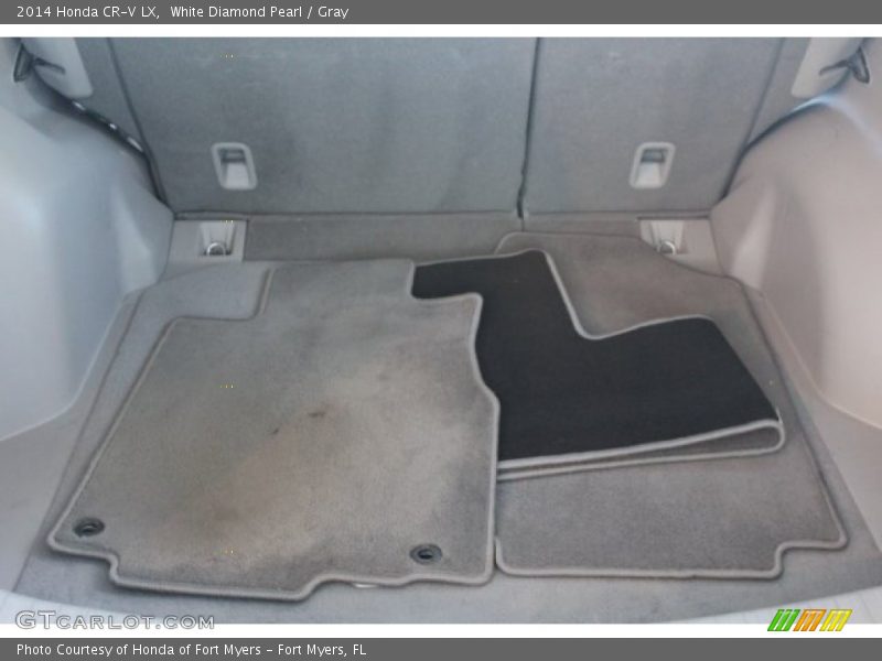 White Diamond Pearl / Gray 2014 Honda CR-V LX