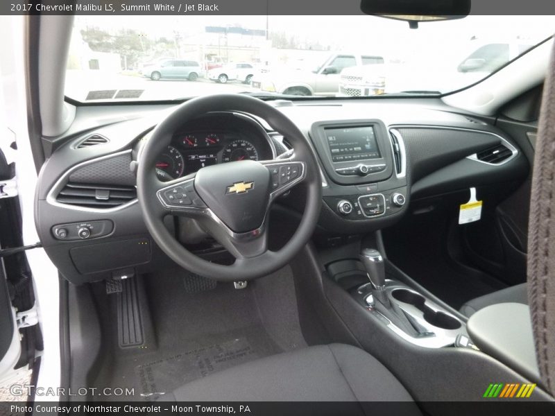 Summit White / Jet Black 2017 Chevrolet Malibu LS