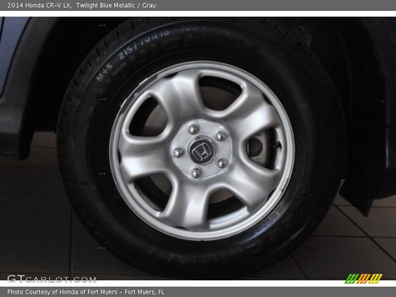 Twilight Blue Metallic / Gray 2014 Honda CR-V LX