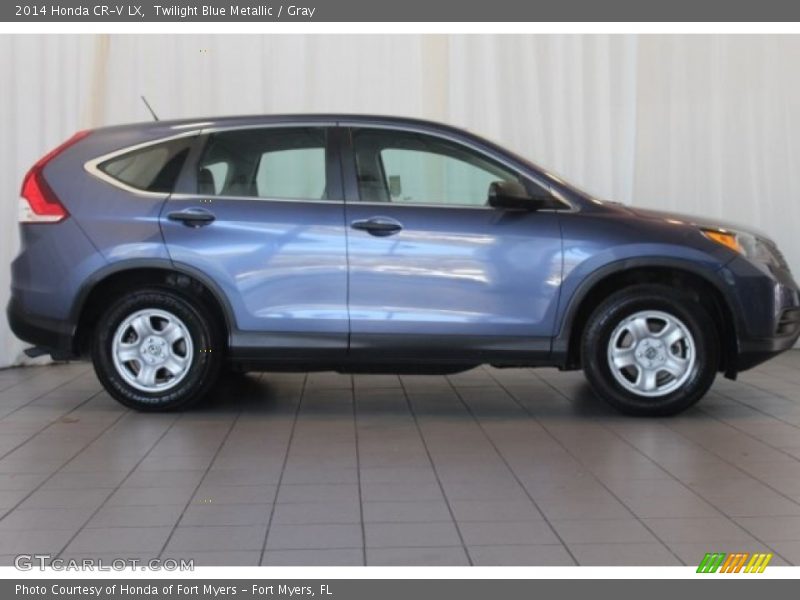 Twilight Blue Metallic / Gray 2014 Honda CR-V LX