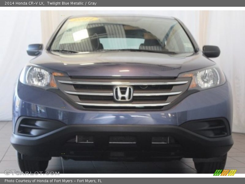Twilight Blue Metallic / Gray 2014 Honda CR-V LX