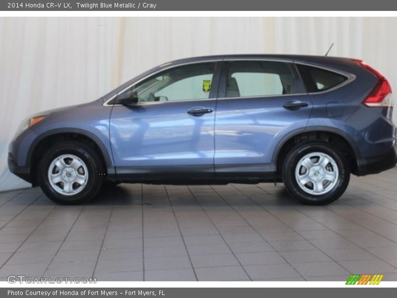 Twilight Blue Metallic / Gray 2014 Honda CR-V LX