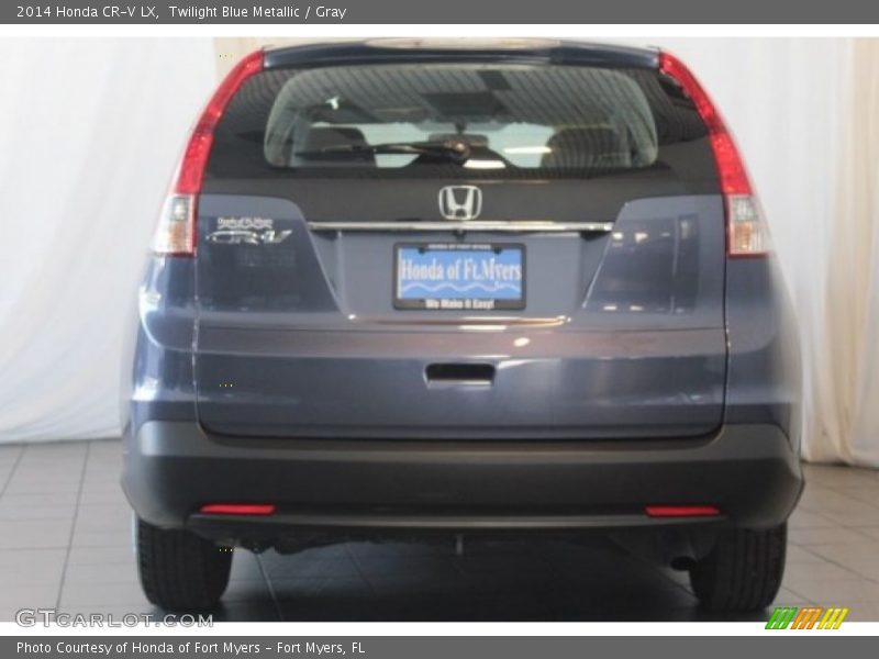 Twilight Blue Metallic / Gray 2014 Honda CR-V LX