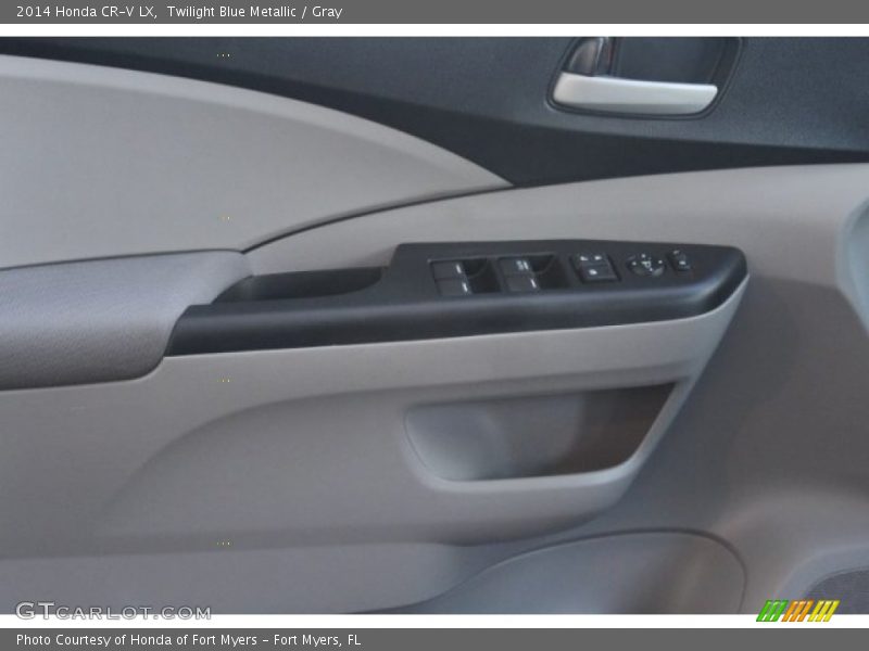 Twilight Blue Metallic / Gray 2014 Honda CR-V LX