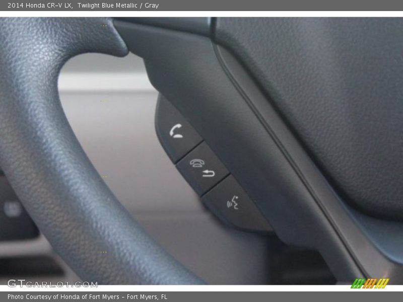 Twilight Blue Metallic / Gray 2014 Honda CR-V LX