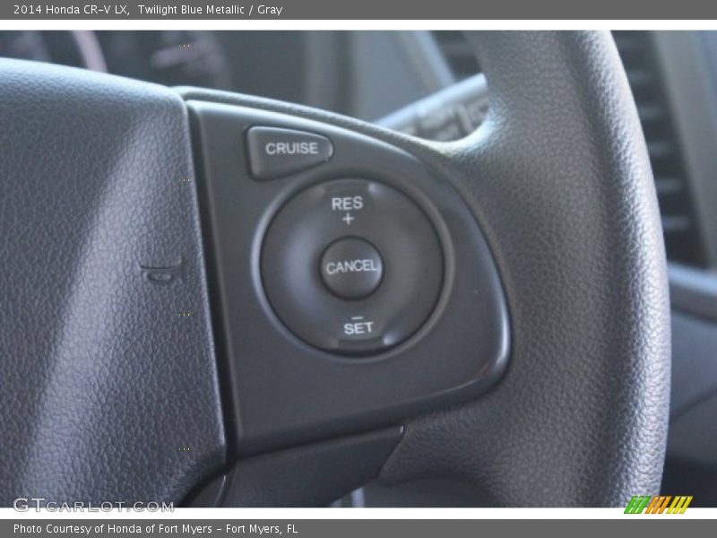 Twilight Blue Metallic / Gray 2014 Honda CR-V LX