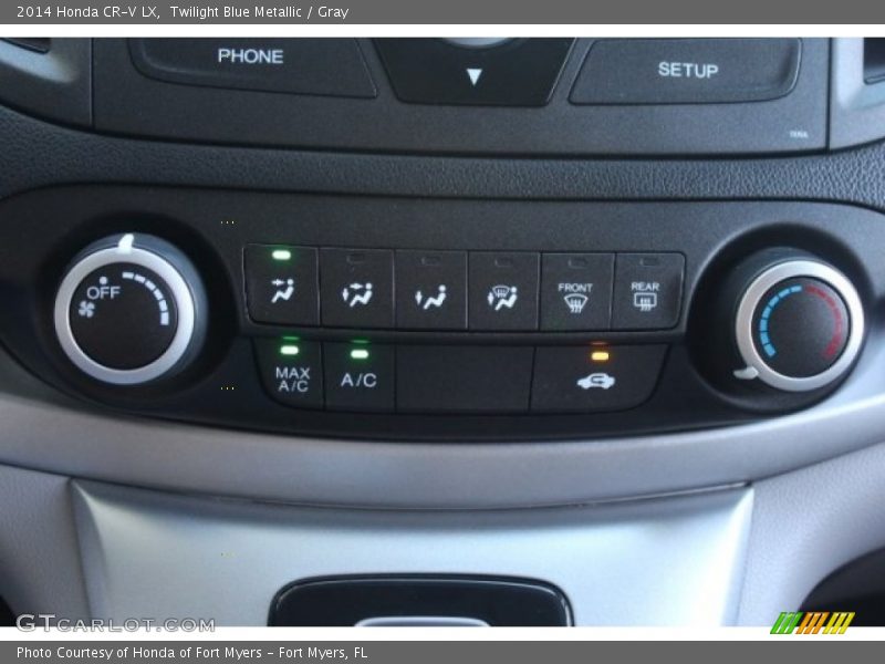 Twilight Blue Metallic / Gray 2014 Honda CR-V LX