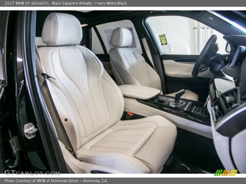  2017 X5 sDrive35i Ivory White/Black Interior