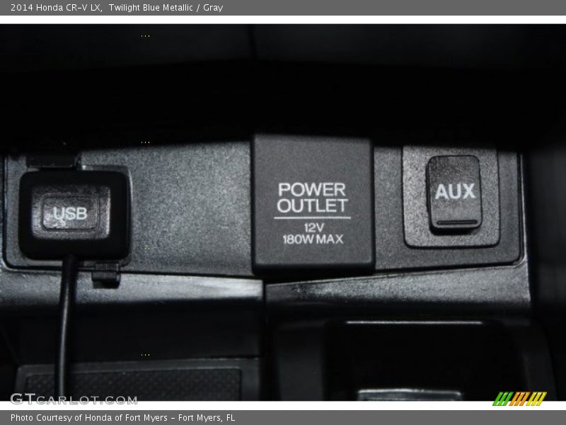 Twilight Blue Metallic / Gray 2014 Honda CR-V LX