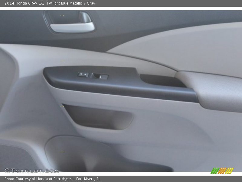 Twilight Blue Metallic / Gray 2014 Honda CR-V LX